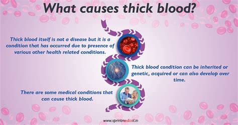 what would cause thick blood